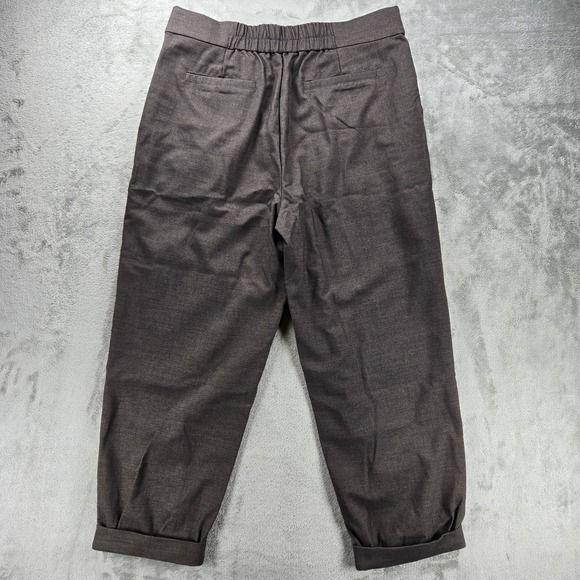 Disturbia Mystic Embroidered Balloon Trousers Pants Brown Womens 10 Goth NWT - Picture 6 of 12